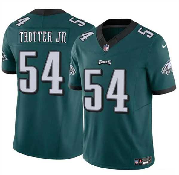 Men & Women & Youth Philadelphia Eagles #54 Jeremiah Trotter Jr Green 2024 Draft F.U.S.E. Vapor Untouchable Limited Stitched Jersey